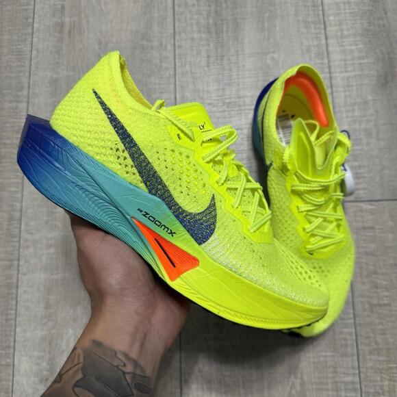 Nike Vaporfly Next% 3 Men's Running Shoes Volt Green DV4129 700 Size 7 - Picture 1 of 6